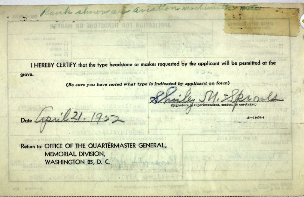 tombstone application